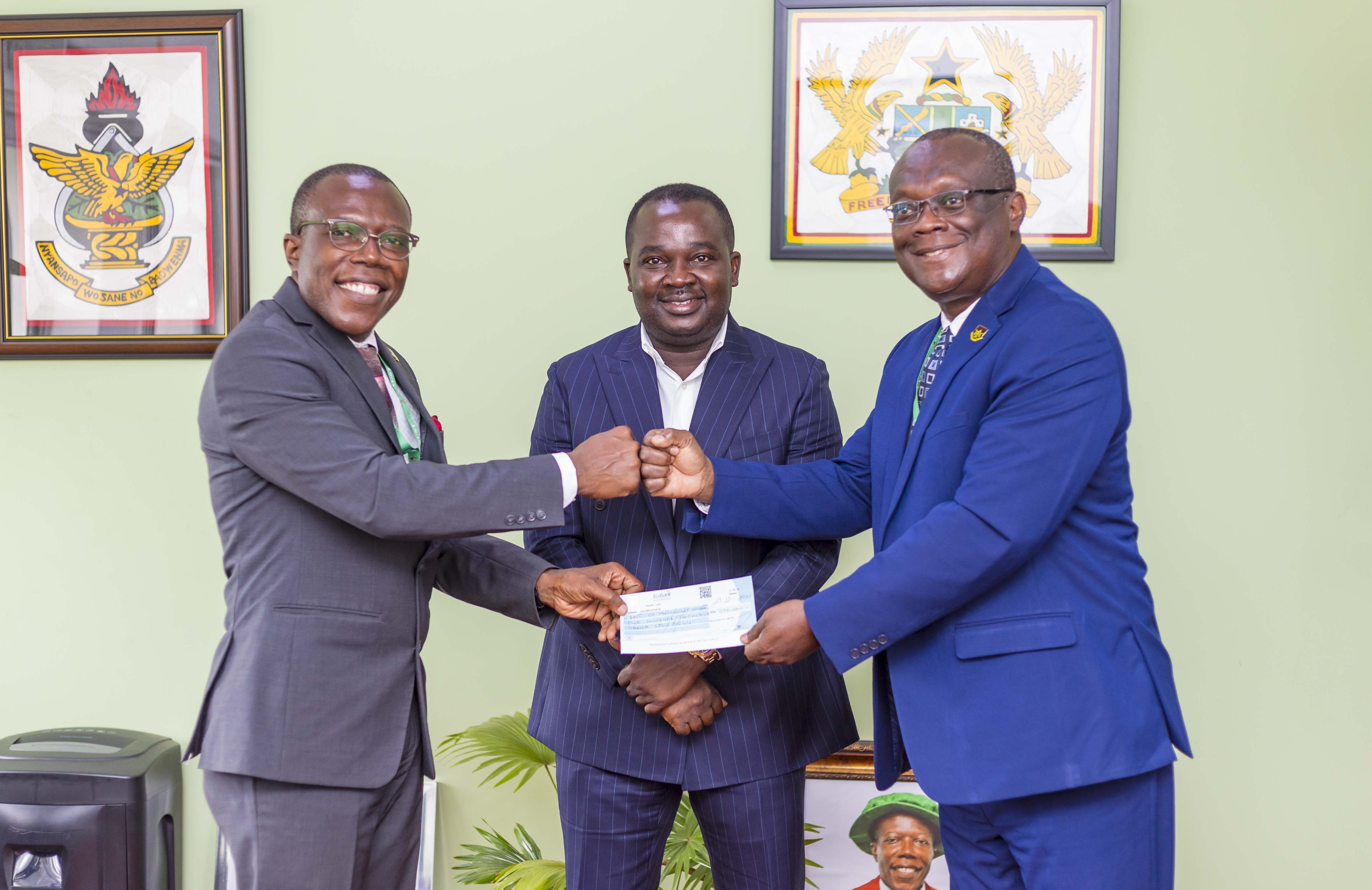 From left: Prof. Ellis Owusu-Dabo,Mr. Ernest Akwasi Appiah & Prof. Ben K. B. Banful.